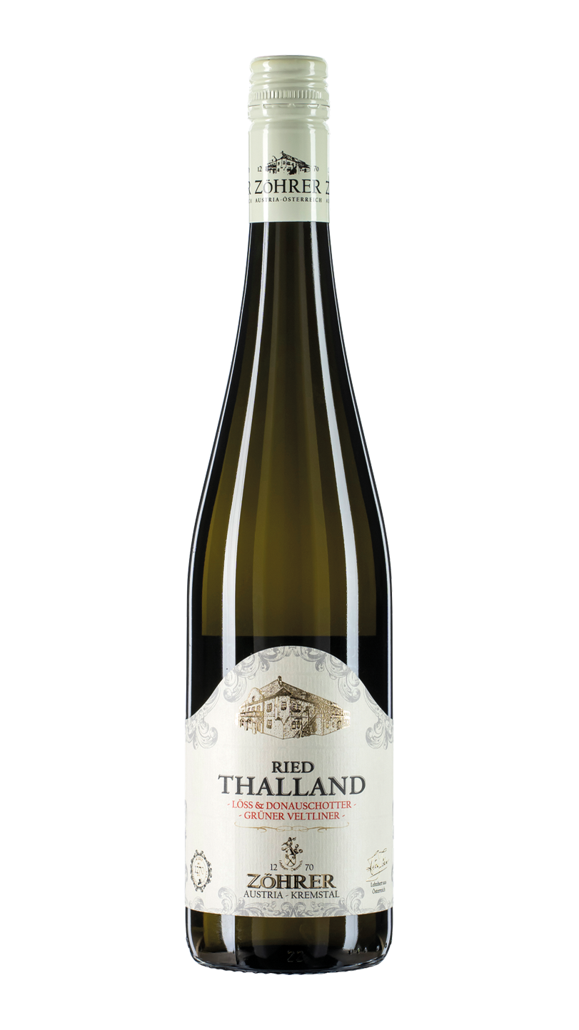 Weinflasche Ried Thalland Grüner Veltliner Kremstal dac – Weingut Zöhrer