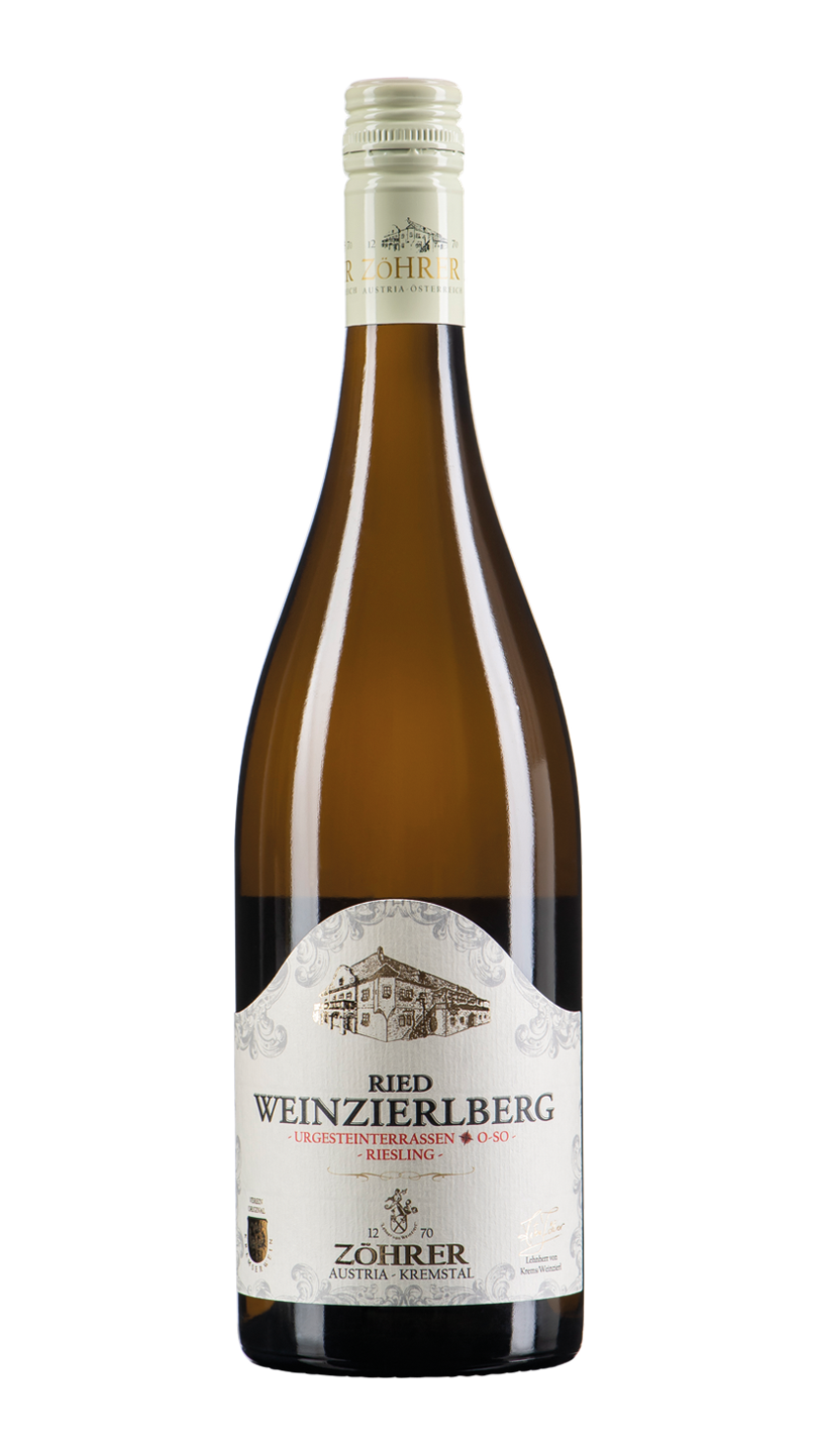 Weinflasche Ried Weinzierlberg Kremstal dac Riesling – Weingut Zöhrer