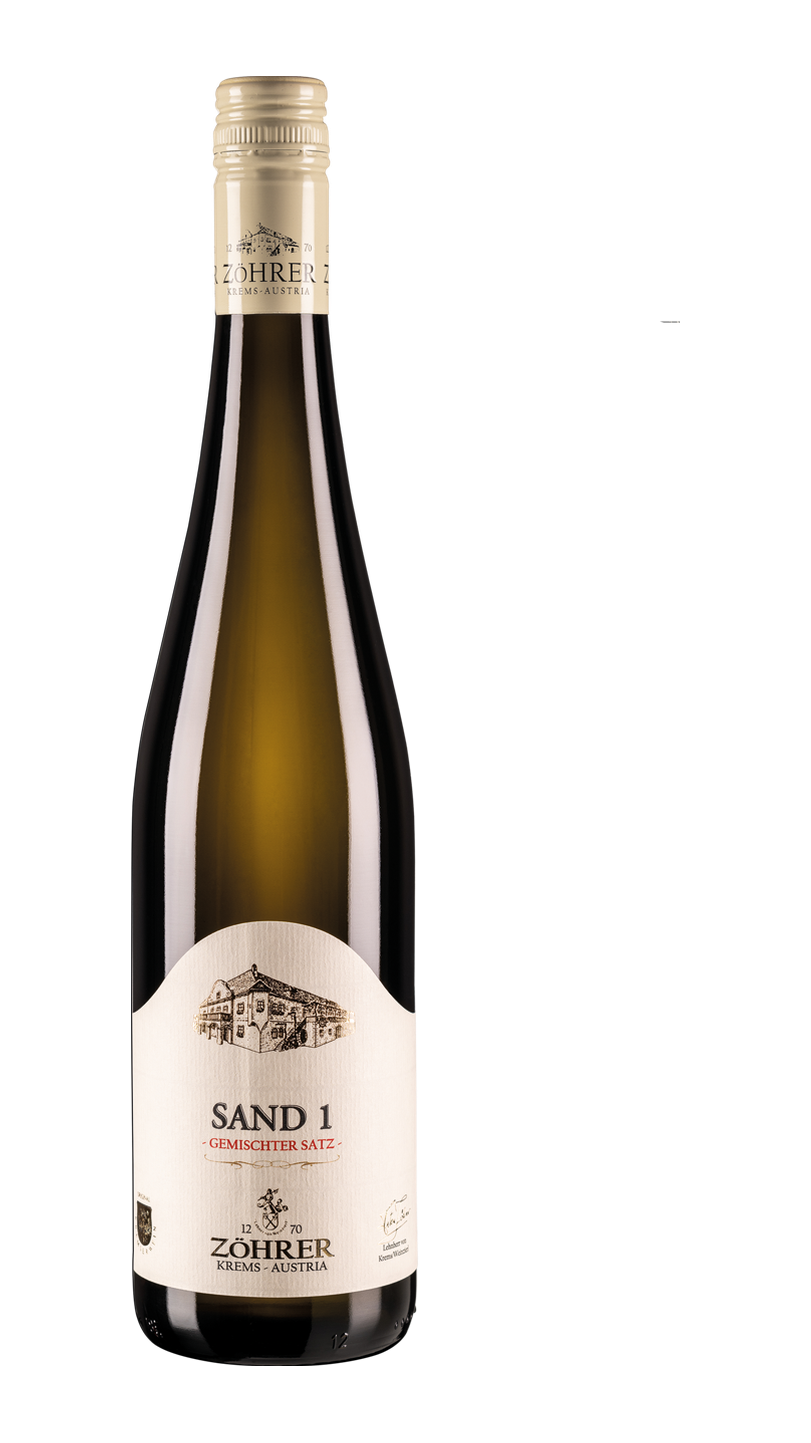 Weinflasche SAND 1 Gemischter Satz – Weingut Zöhrer