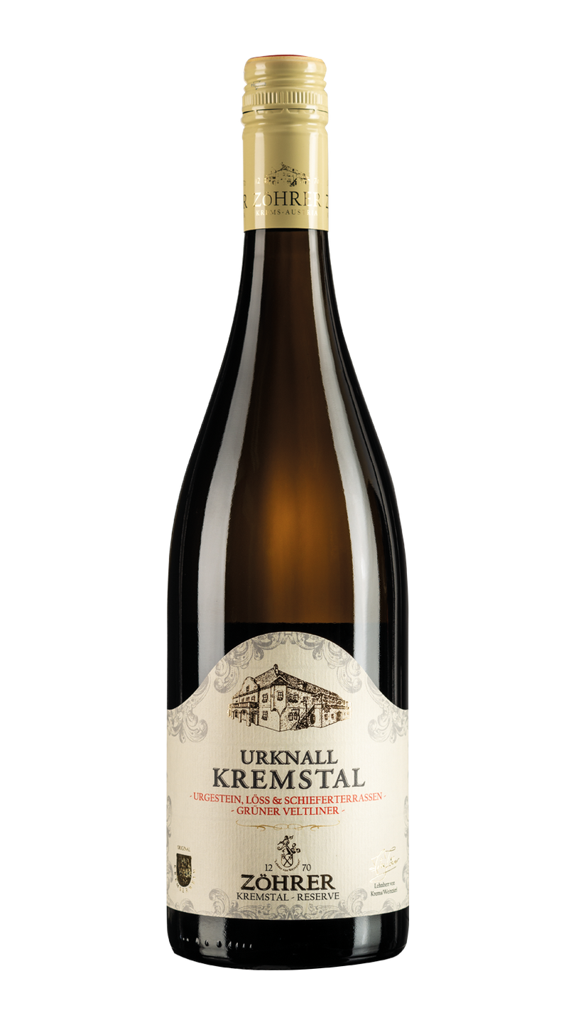 Weinflasche URKNALL Kremstal dac Reserve Grüner Veltliner – Weingut Zöhrer