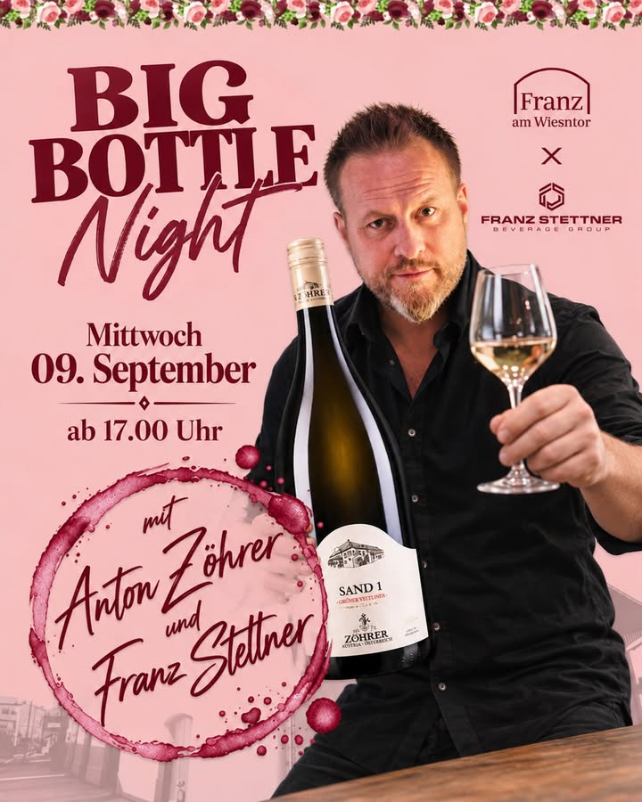 Facebook-Beitrag: Auf nach Rosenheim zum Herbstfest 26! 🥨🥂 #gaumenjodeln #rosenheim #bayern… — Weingut Zöhrer