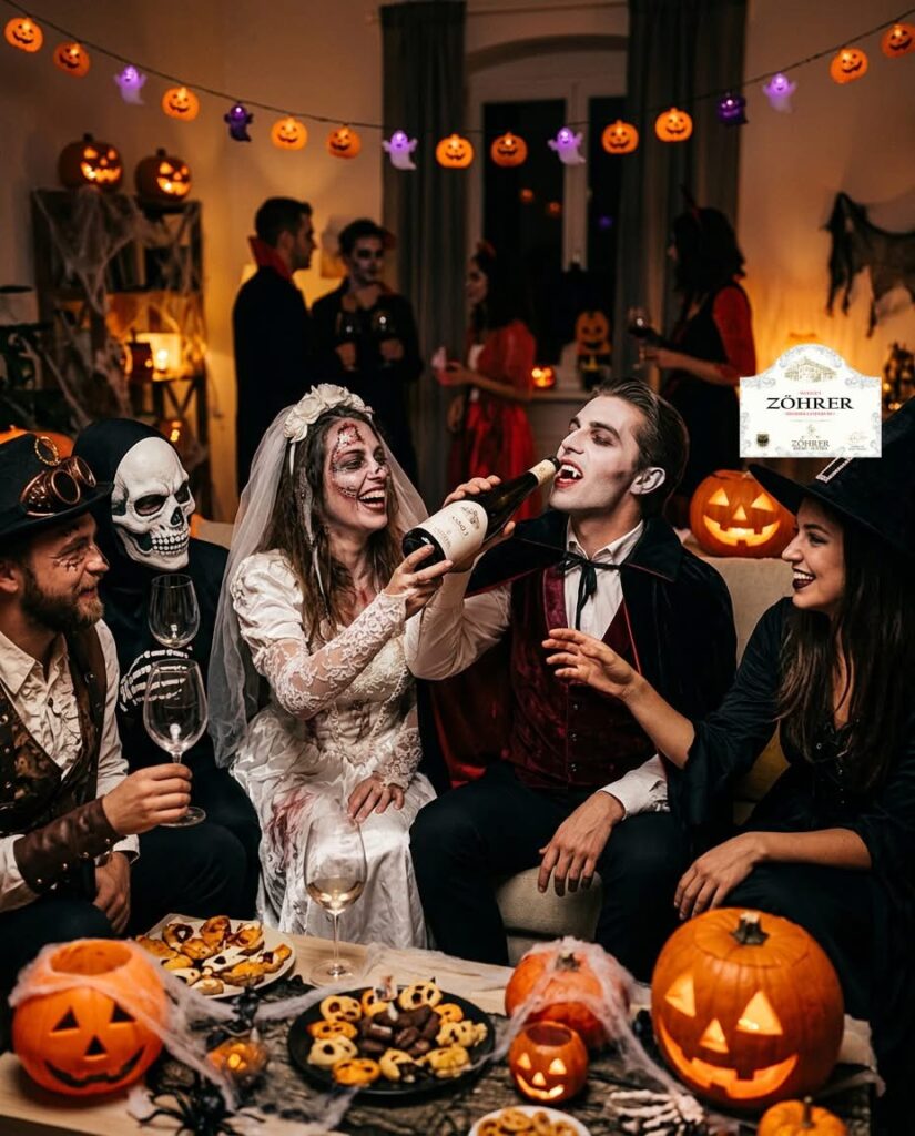 Facebook-Beitrag: https://zoehrer.at/halloween-weinsets-kuerbis-rezept/ Neun Weinsets für Ihren Halloween-Abend und ein unkompliziertes Kürbisrezept… — Weingut Zöhrer