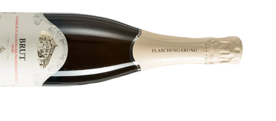 Sektflasche Weingut Zöhrer — Rosé und Cuvée