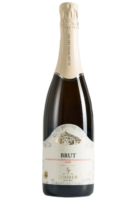Weinflasche BRUT Rosé Sekt vom Weingut Zöhrer