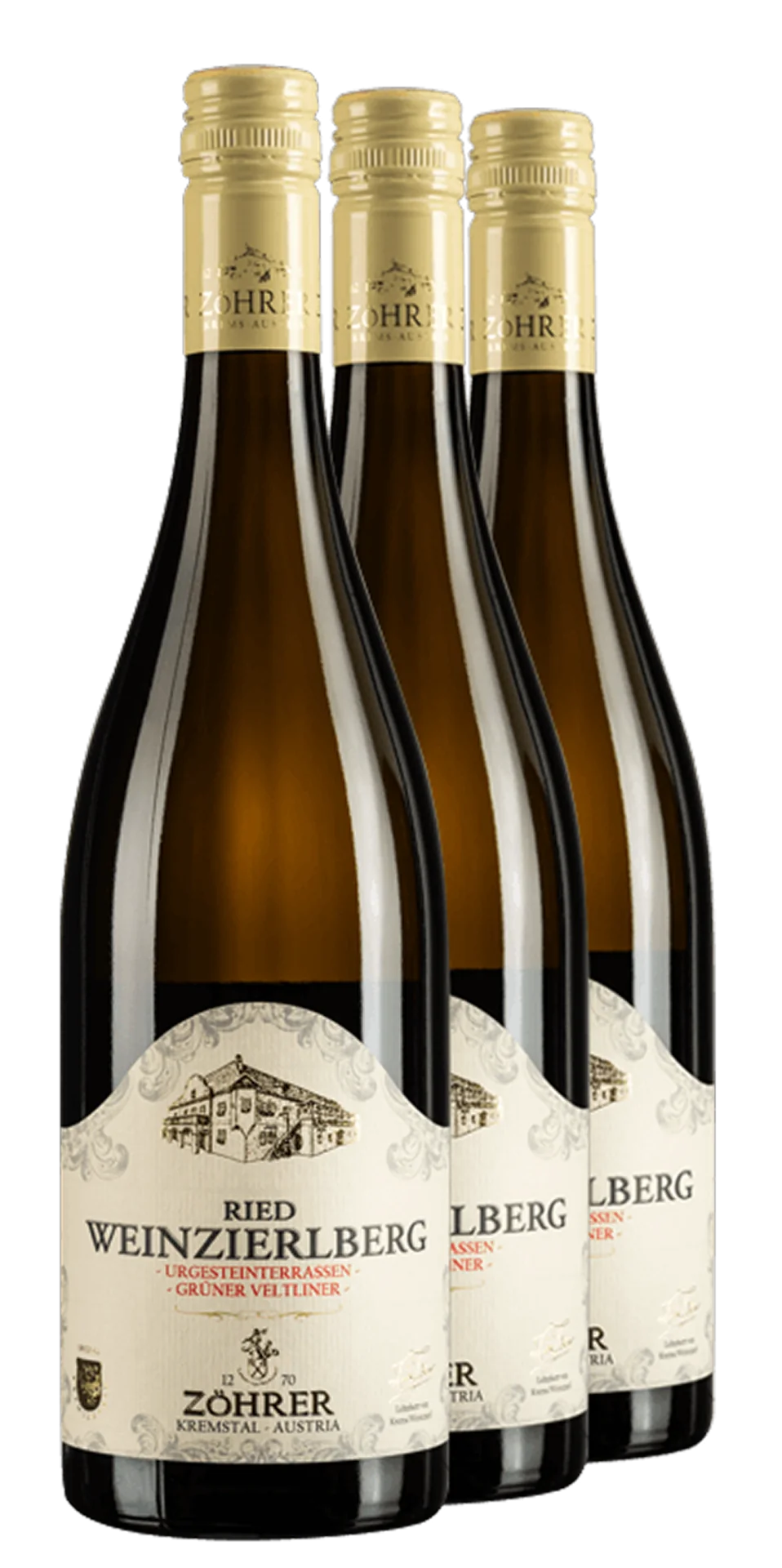 Weinflasche Ried Weinzierlberg Kremstal DAC Riesling