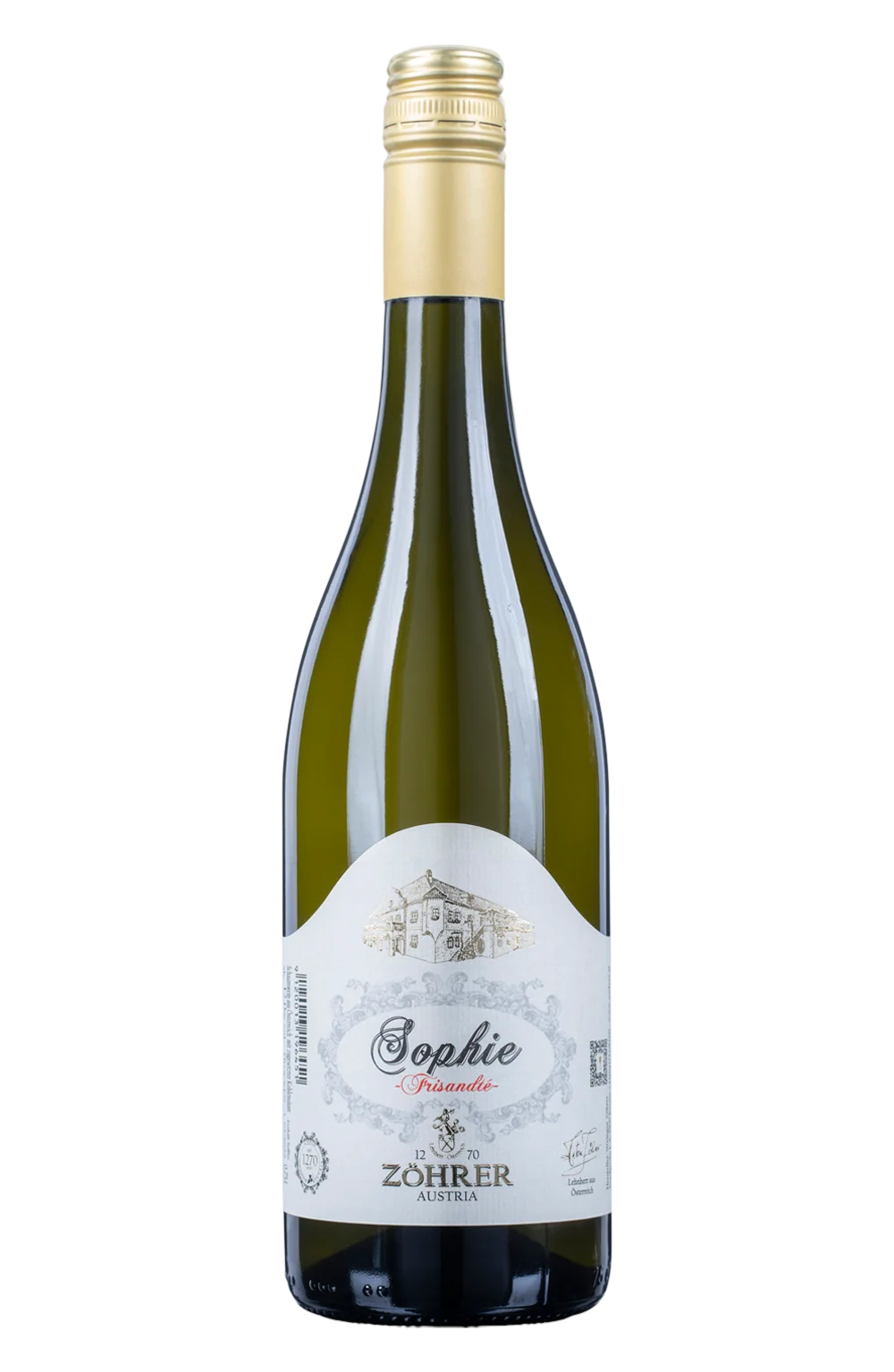 Weinflasche SOPHIE Sparkling – Frisandté vom Weingut Zöhrer