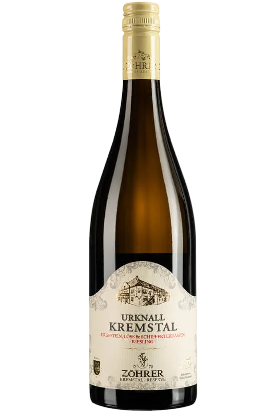 Weinflasche URKNALL Kremstal DAC Reserve Riesling vom Weingut Zöhrer
