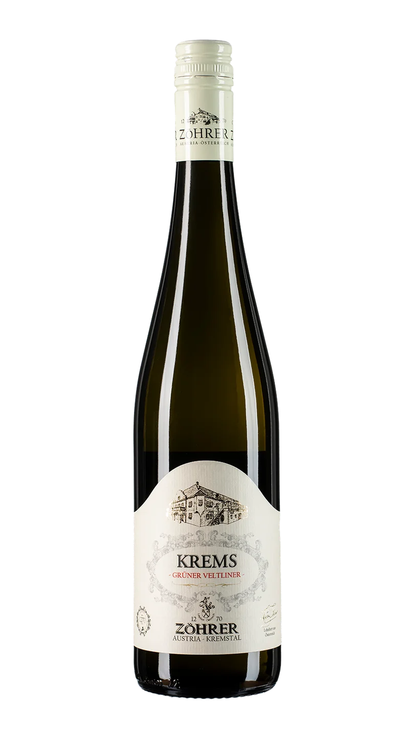 Weinflasche KREMS Kremstal dac Grüner Veltliner – Weingut Zöhrer
