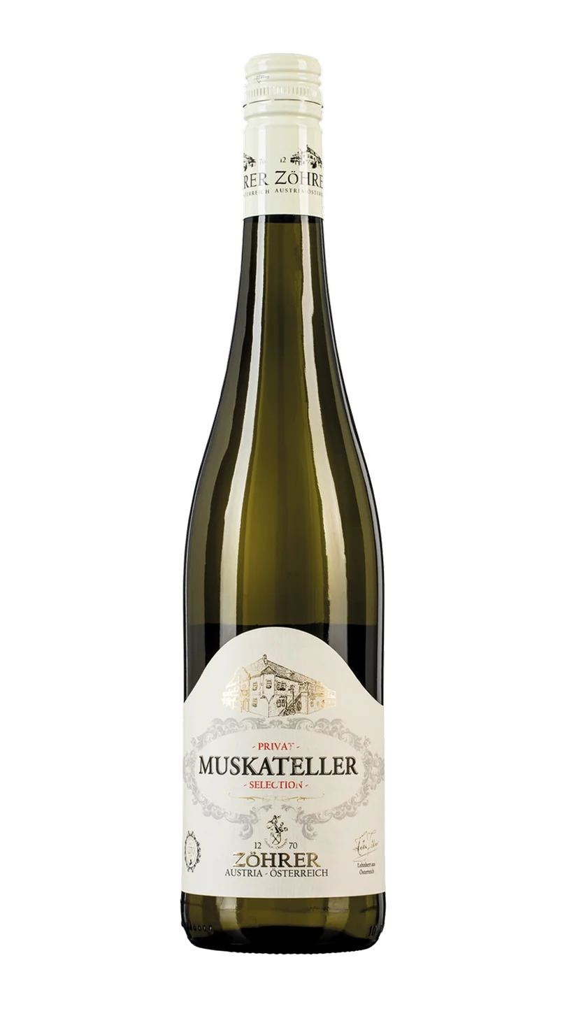 Weinflasche Private Selection Gelber Muskateller – Weingut Zöhrer