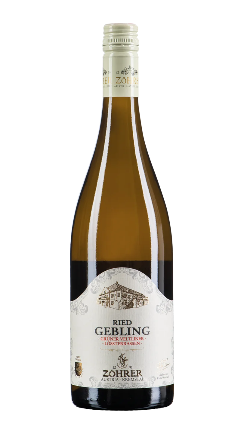 Weinflasche Ried Gebling Kremstal dac Grüner Veltliner – Weingut Zöhrer