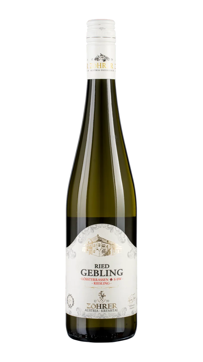 Weinflasche Ried Gebling Kremstal dac Riesling – Weingut Zöhrer