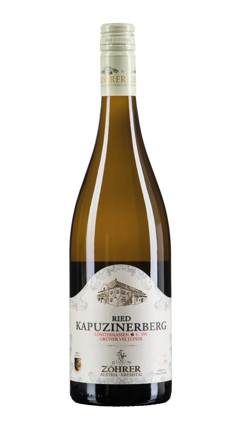 Weinflasche Ried Kapuzinerberg Kremstal dac Grüner Veltliner – Weingut Zöhrer