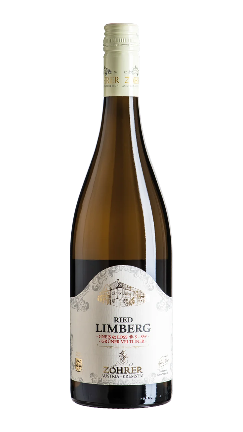 Weinflasche Ried Limberg Kremstal dac Grüner Veltliner – Weingut Zöhrer