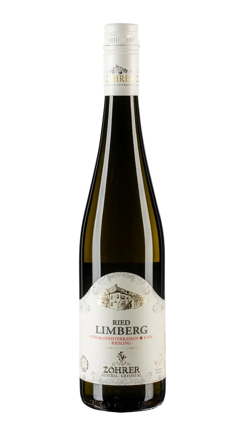 Weinflasche Ried Limberg Kremstal dac Riesling – Weingut Zöhrer