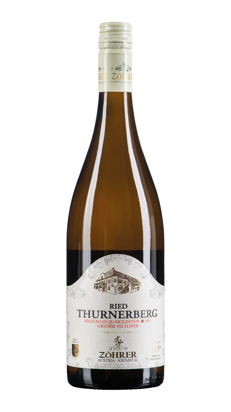 Weinflasche Ried Thurnerberg Kremstal dac Grüner Veltliner – Weingut Zöhrer