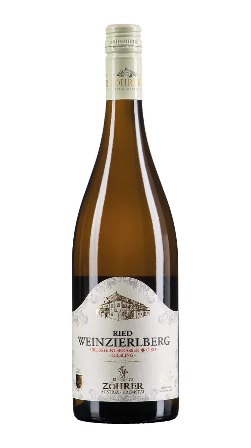 Weinflasche Ried Weinzierlberg Kremstal dac Riesling – Weingut Zöhrer