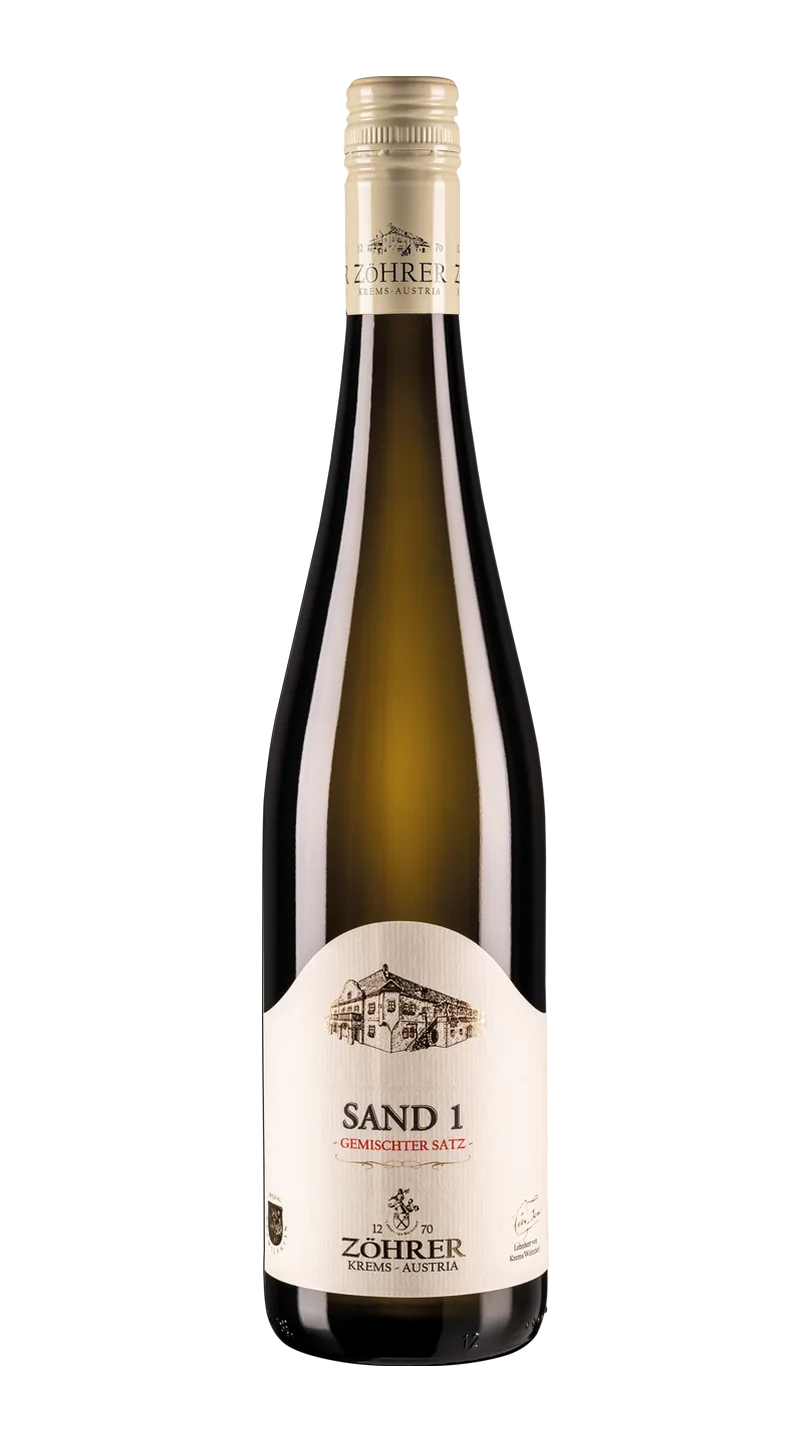 Weinflasche SAND 1 Gemischter Satz – Weingut Zöhrer
