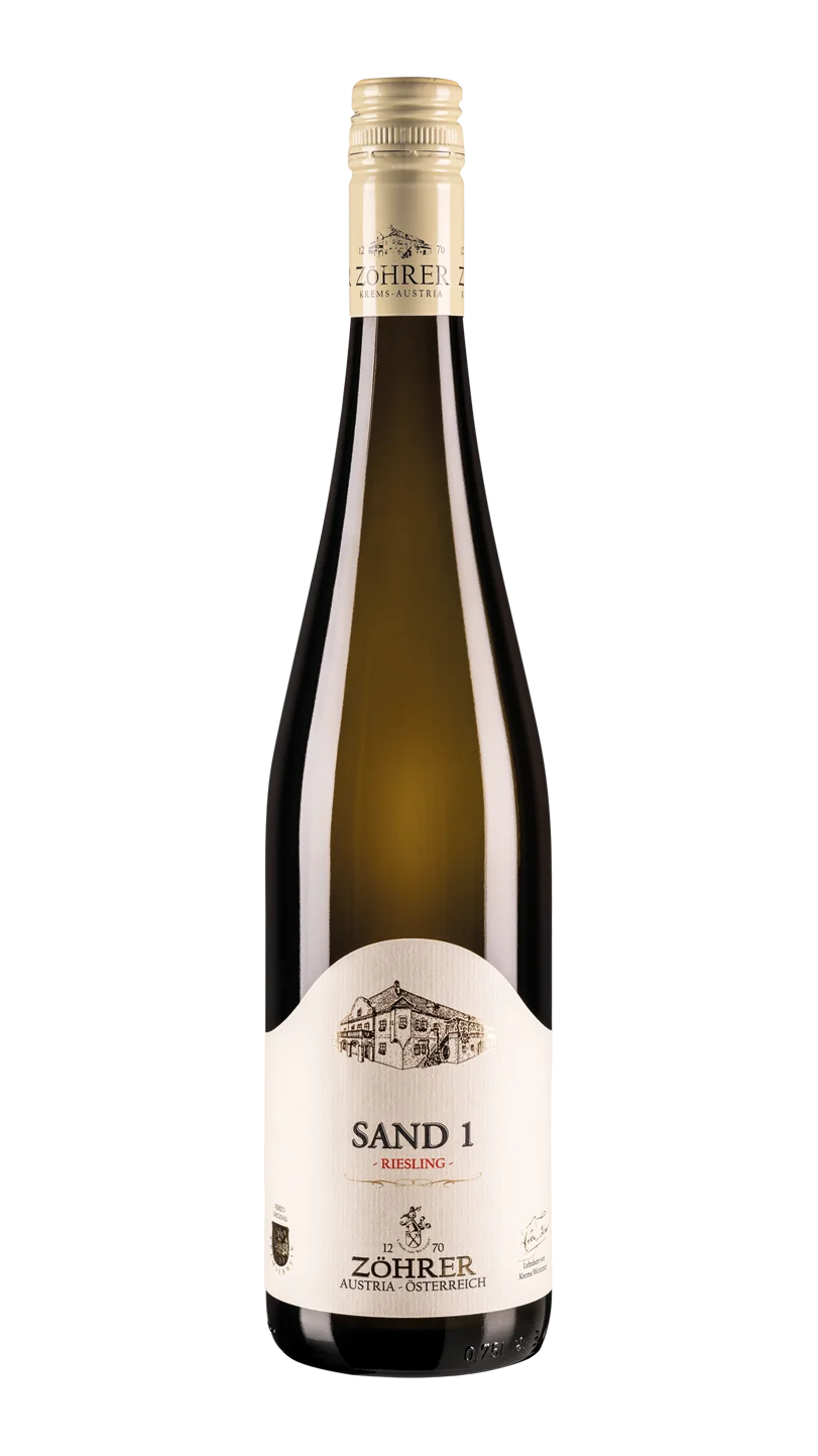 Weinflasche SAND 1 Riesling – Weingut Zöhrer