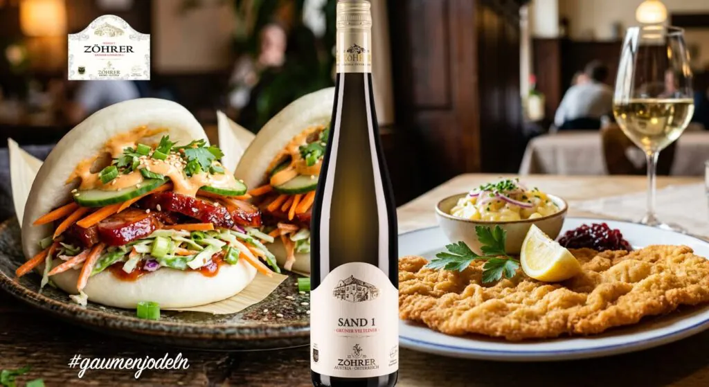 Facebook-Beitrag: Ein echter Grüner Veltliner ist wie ein kulinarisches Chamäleon –… — Weingut Zöhrer